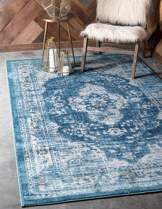 Navy Blue 213cm x 305cm Stockholm Rug Area Rugs AU Rugs