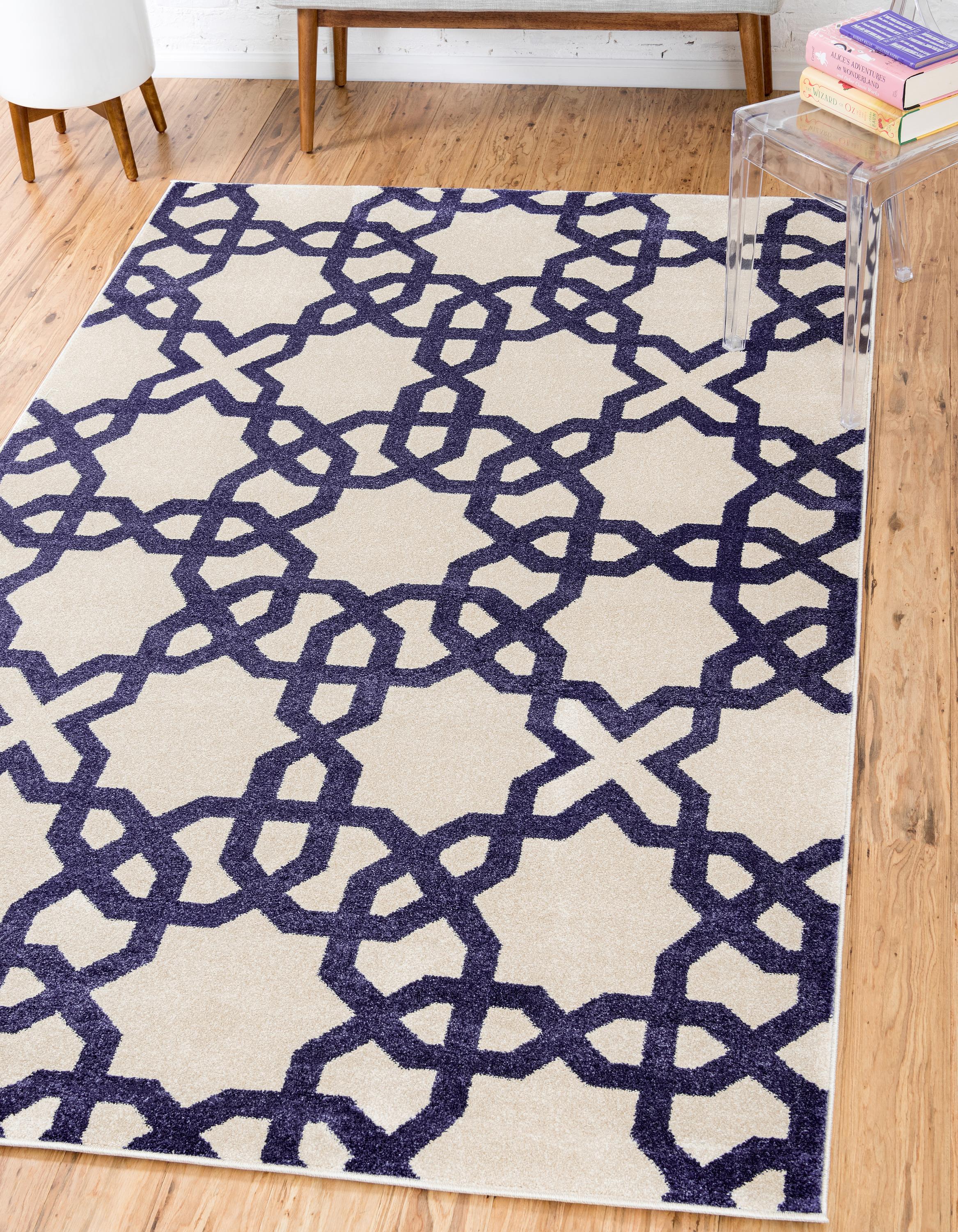 Beige 9' x 12' Trellis Rug eSaleRugs