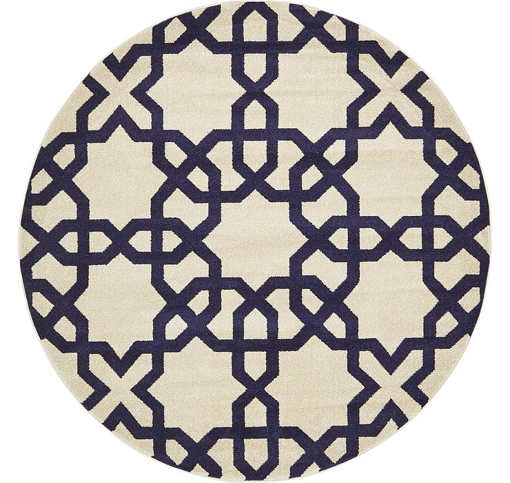 6' x 6' Trellis Round Rug