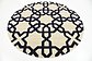 6' x 6' Trellis Round Rug thumbnail image 2
