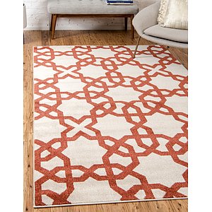 Unique Loom 9' x 12' Trellis Rug