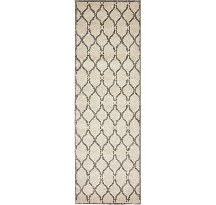 2' 7 x 8' Lattice Runner Rug