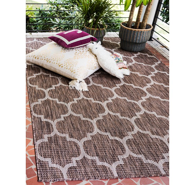 7' x 10' Outdoor Lattice Rug