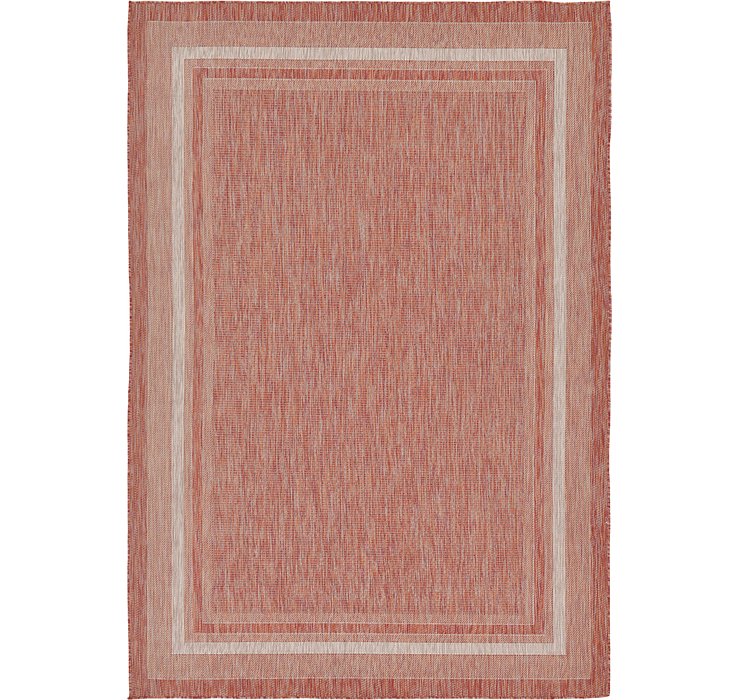 7' x 10' Outdoor Border Rug