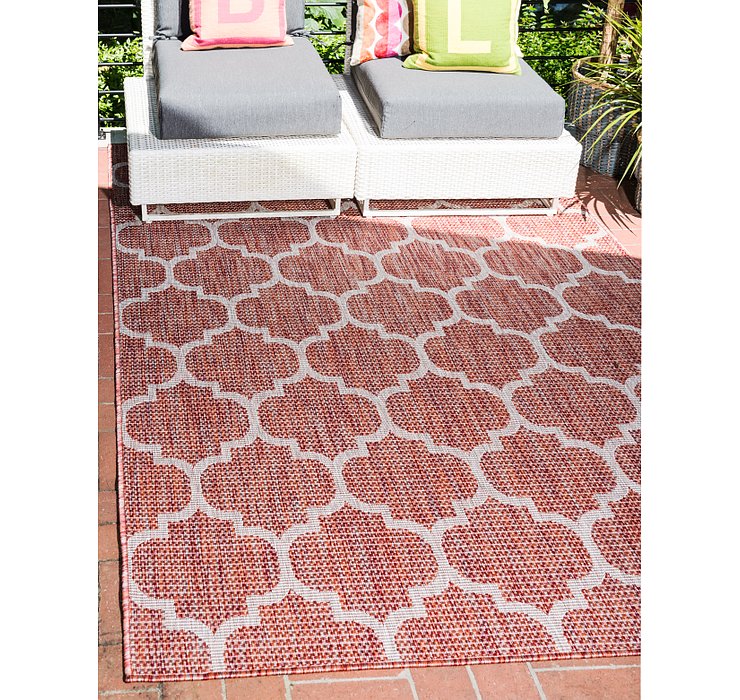 8' x 11' 4 Outdoor Lattice Rug