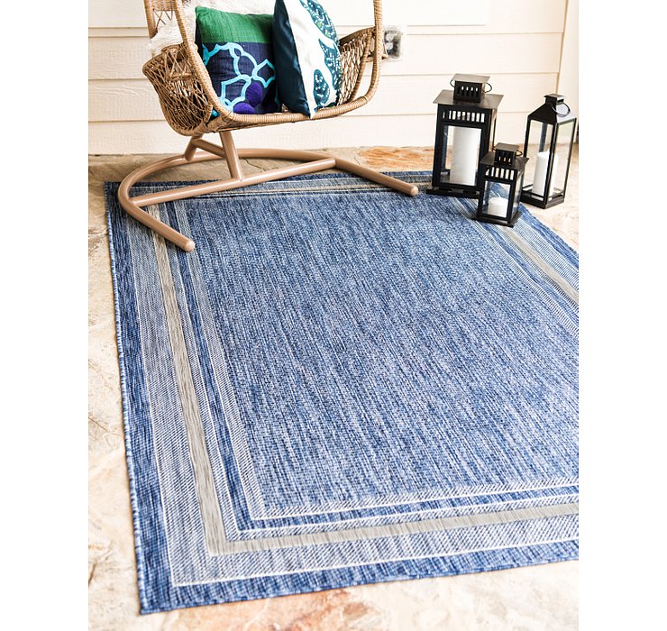 213cm x 305cm Outdoor Border Rug