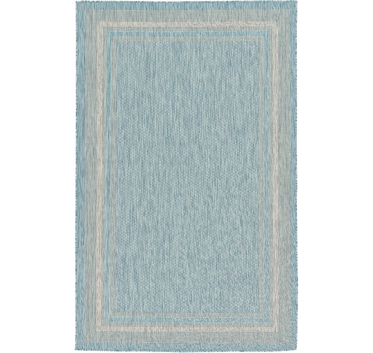 5' x 8' Outdoor Border Rug