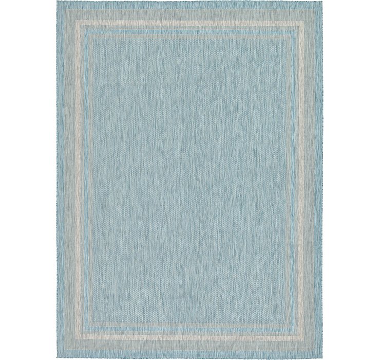 9' x 12' Outdoor Border Rug