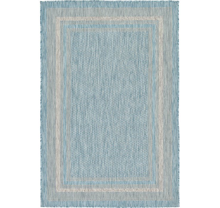 4' x 6' Outdoor Border Rug