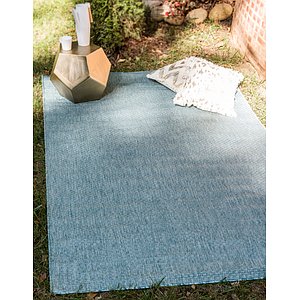 6' x 9' Outdoor Solid Rug