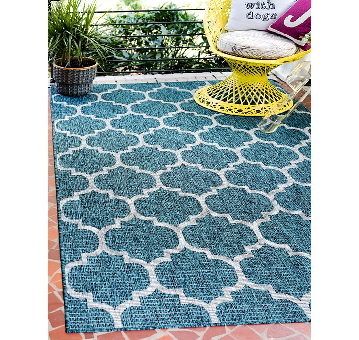 6' x 9' Outdoor Lattice Rug