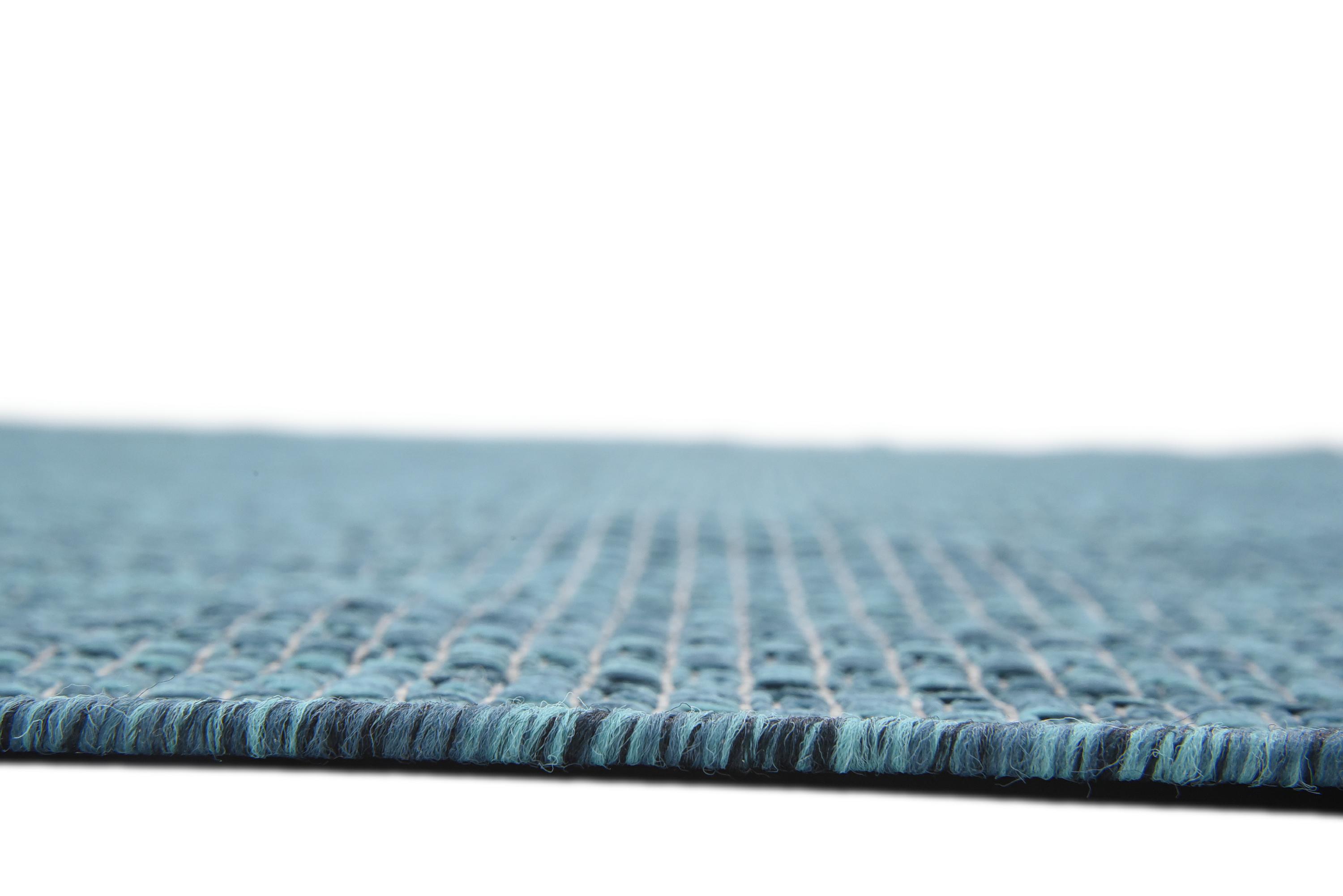 Teal 9' x 12' Outdoor Solid Rug iRugs UK