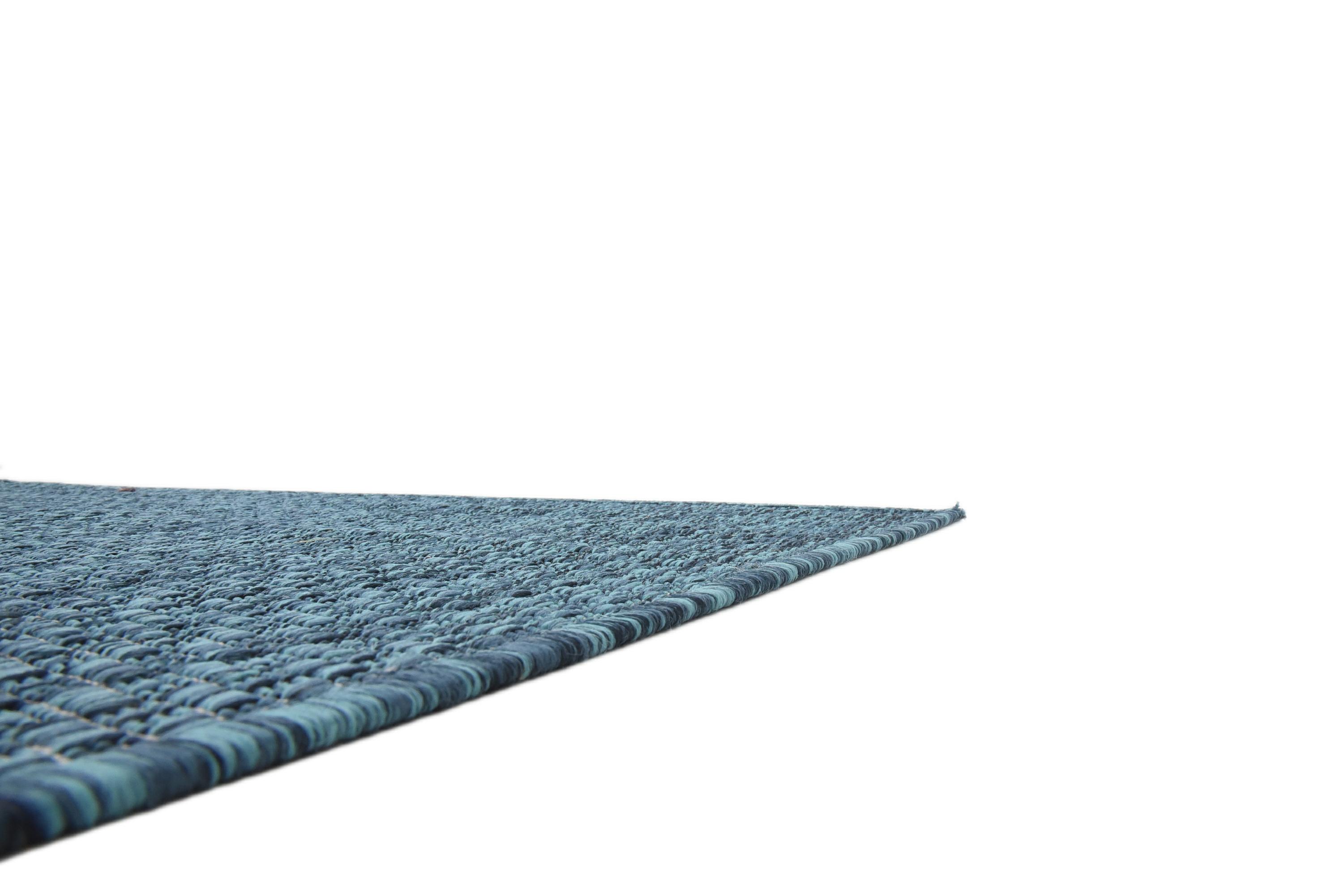 Teal 4' x 6' Outdoor Solid Rug eSaleRugs