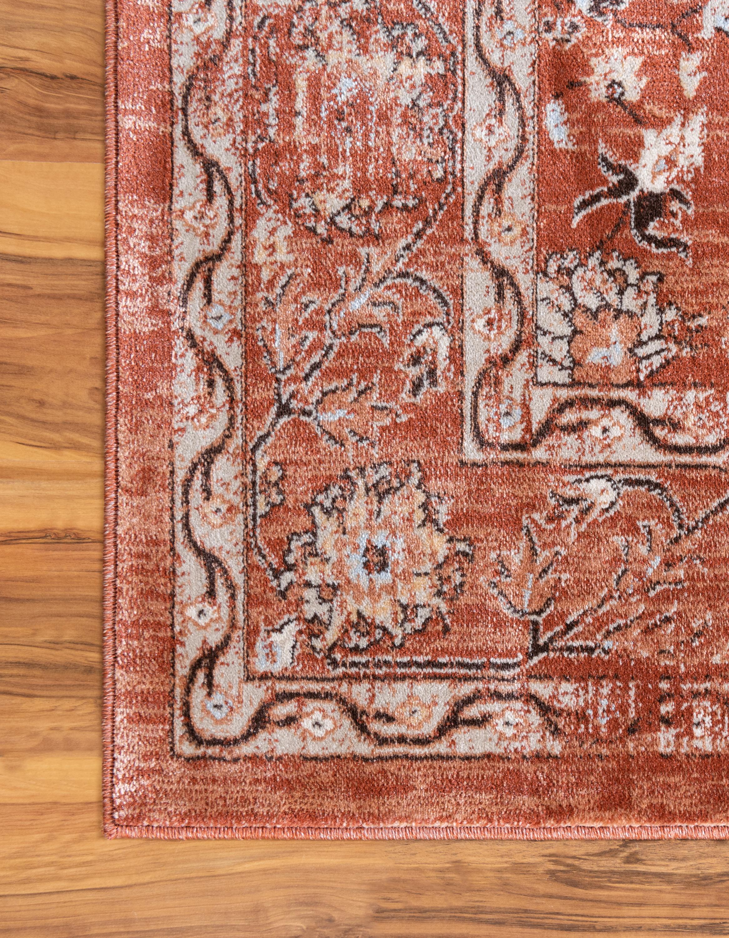 Brick Red 10' x 13' Stockholm Rug eSaleRugs