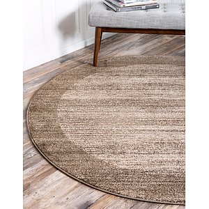 Unique Loom 8' x 8' Del Mar Round Rug