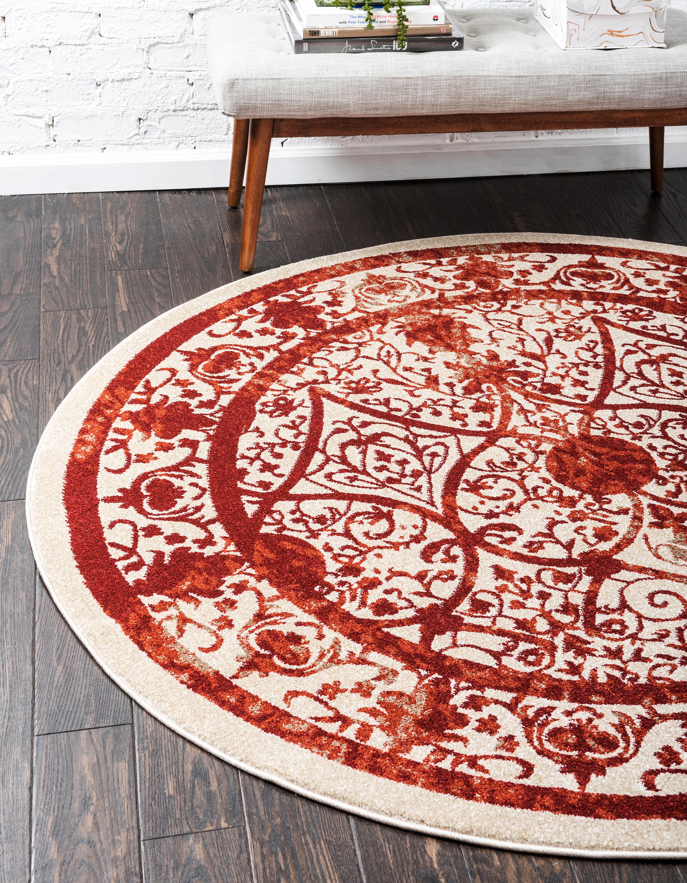 Ivory 6' x 6' Vista Round Rug eSaleRugs