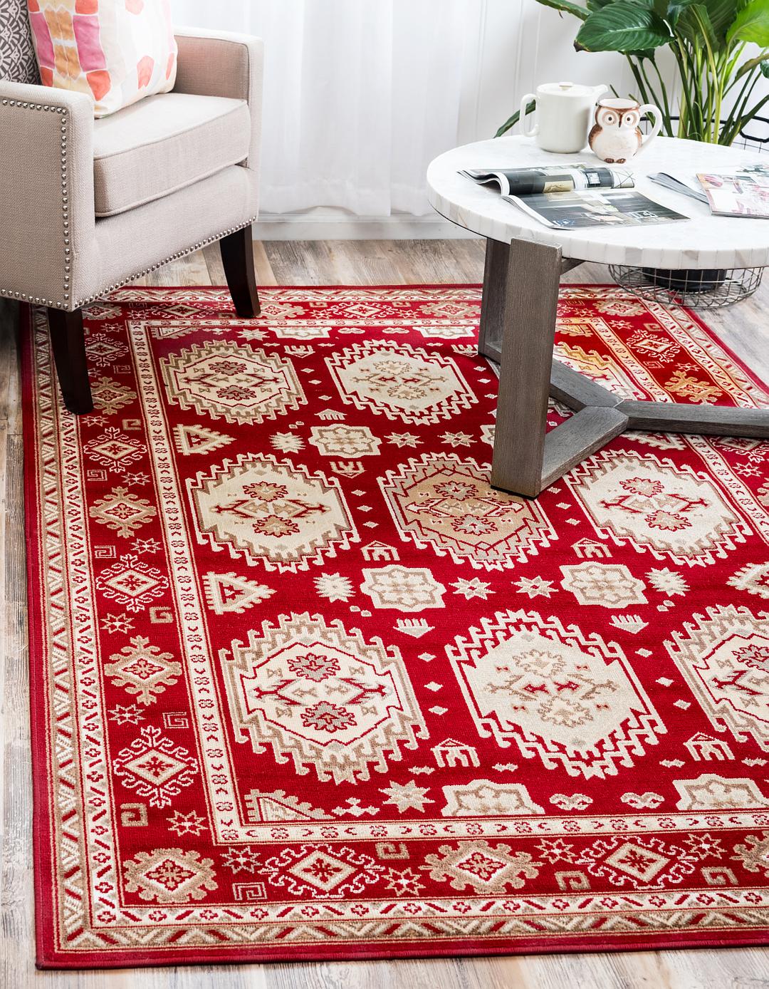 Red 10' x 13' Tribeca Rug Area Rugs eSaleRugs