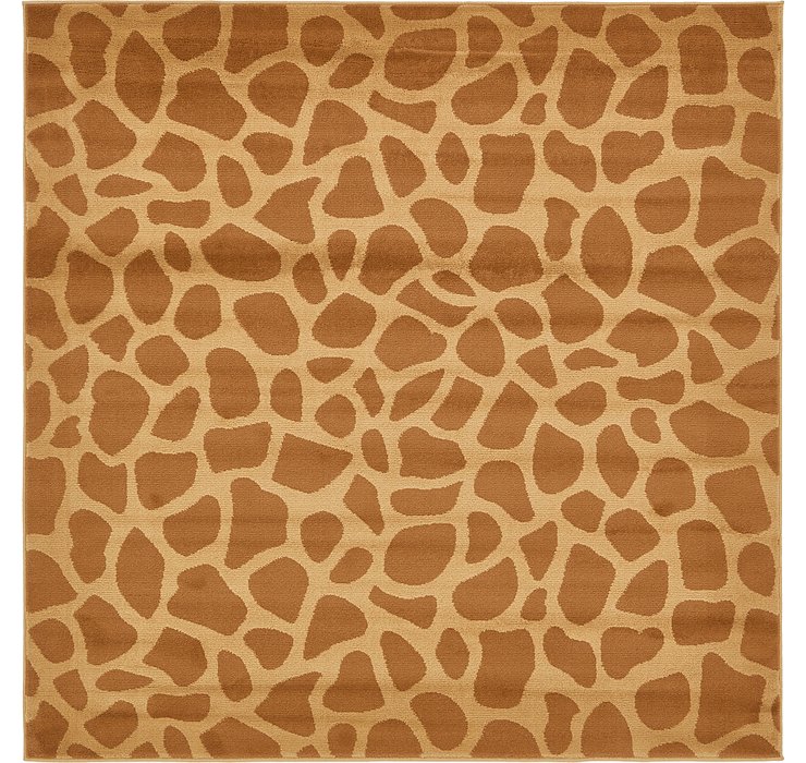 6' x 6' Safari Square Rug