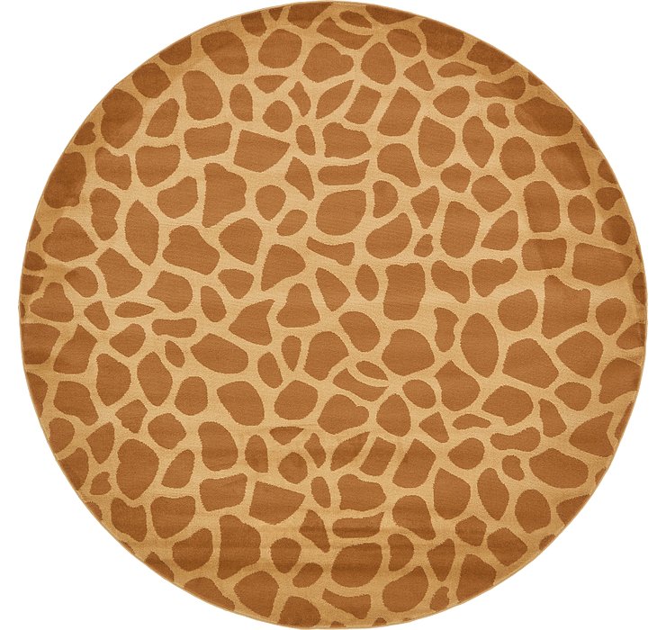 8' x 8' Safari Round Rug