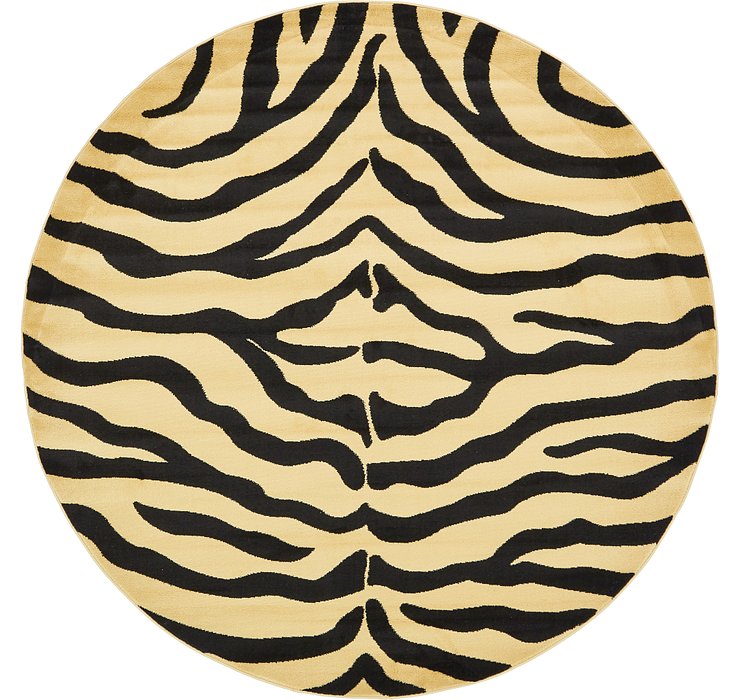 8' x 8' Safari Round Rug