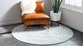 Unique Loom 4' x 4' New Classical Round Rug thumbnail image 3