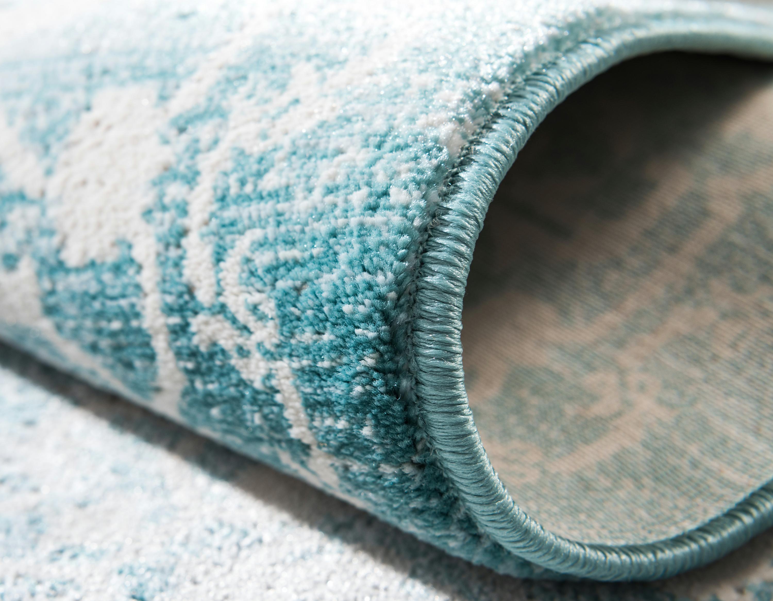 Light Blue 3' 3 x 5' 3 New Vintage Rug Rugs.ca