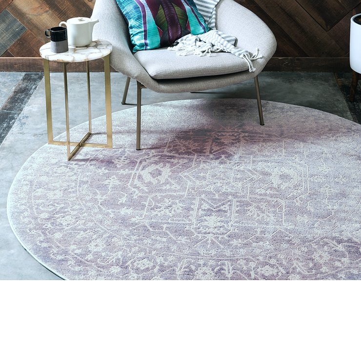 8' x 8' Modern Classical Round ...