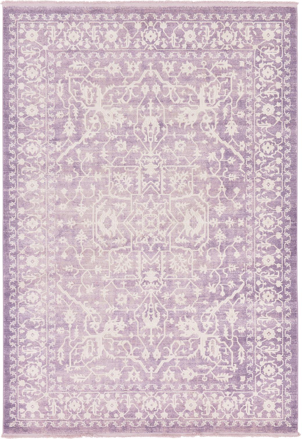 Purple 7' x 10' New Vintage Rug Area Rugs eSaleRugs