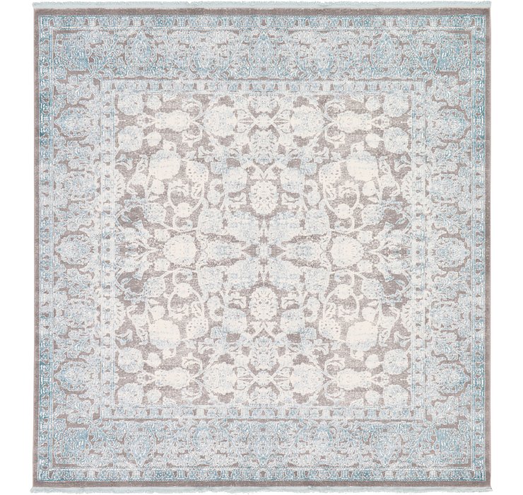 8' x 8' New Vintage Square Rug