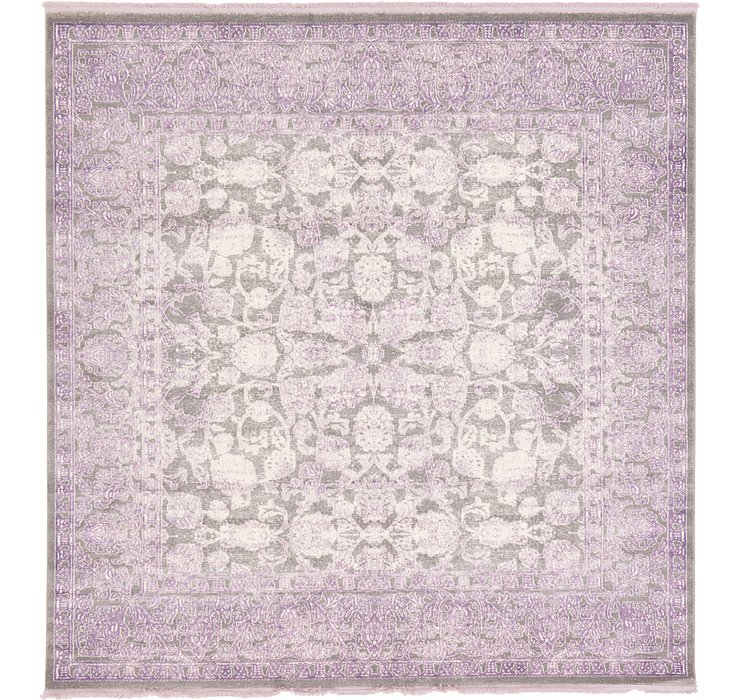 8' x 8' New Vintage Square Rug
