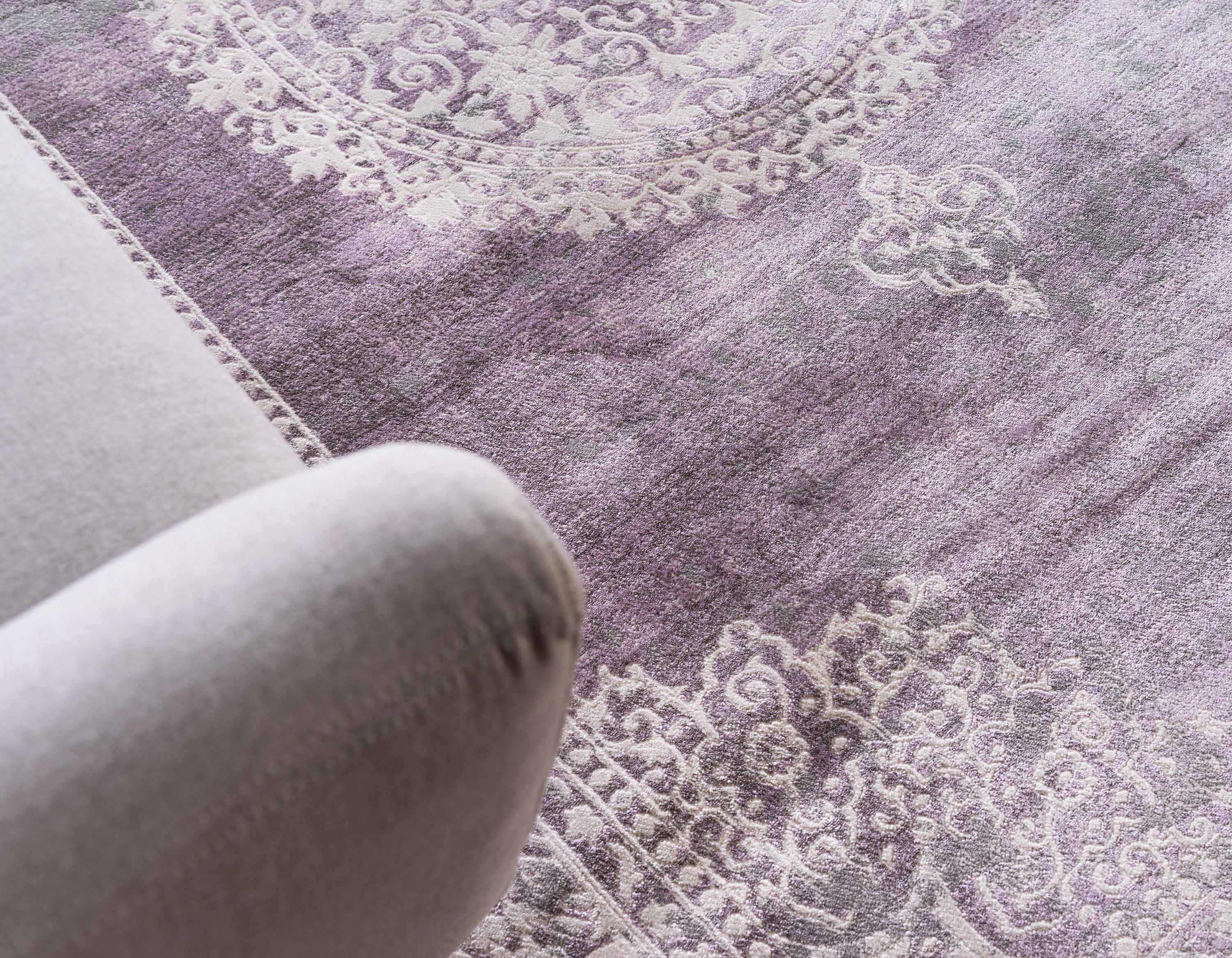 Purple 8' x 10' New Vintage Rug eSaleRugs