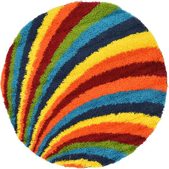 Multi 6 X Rave Round Rug Area Rugs Erugs Main Image Of Rug