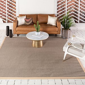 Unique Loom 8' x 8' Sisal Square Rug