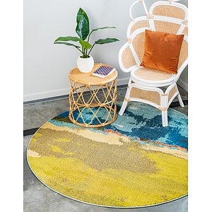 Unique Loom 6' x 6' Estrella Round Rug