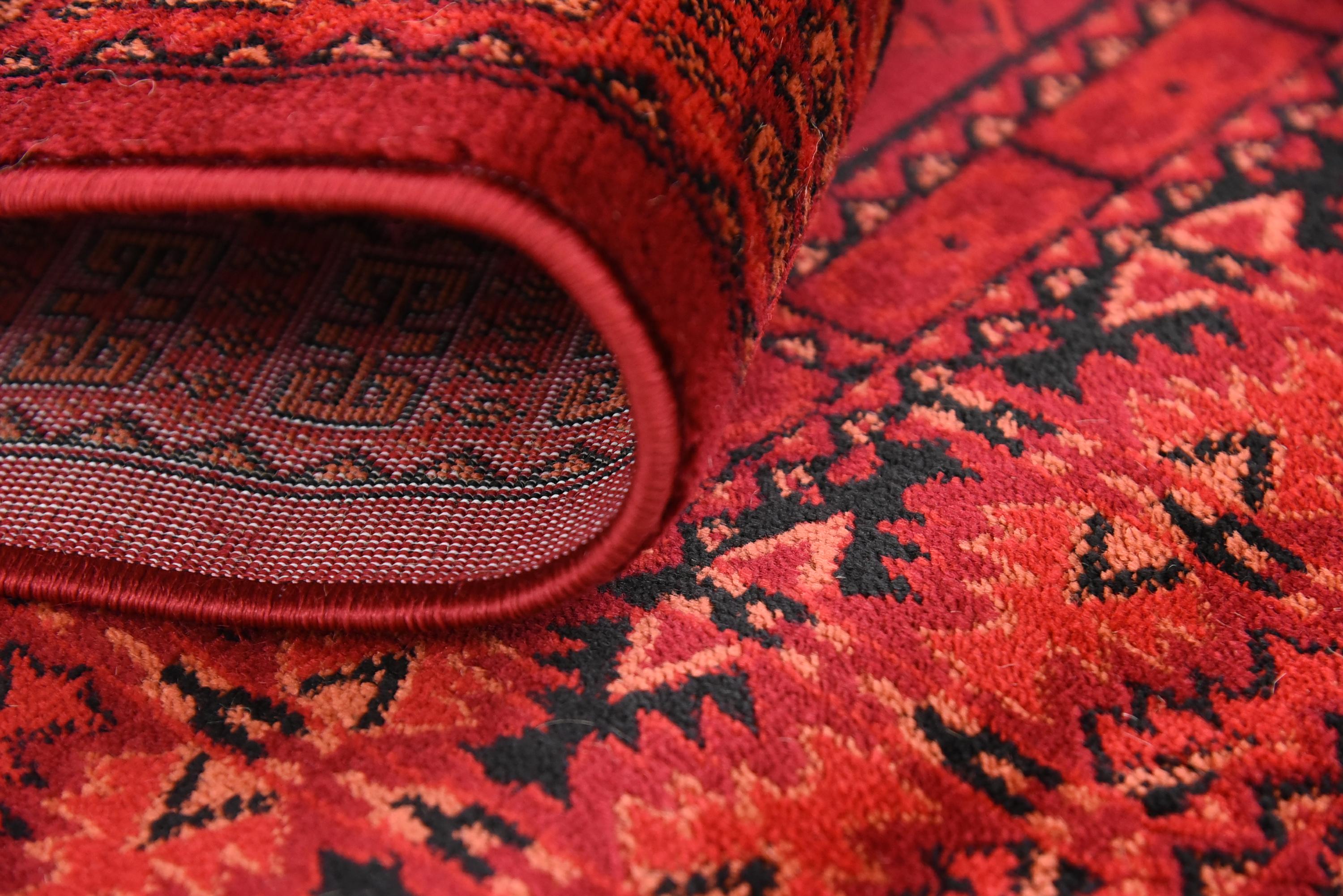 Red 4' x 6' Bokhara Rug eSaleRugs