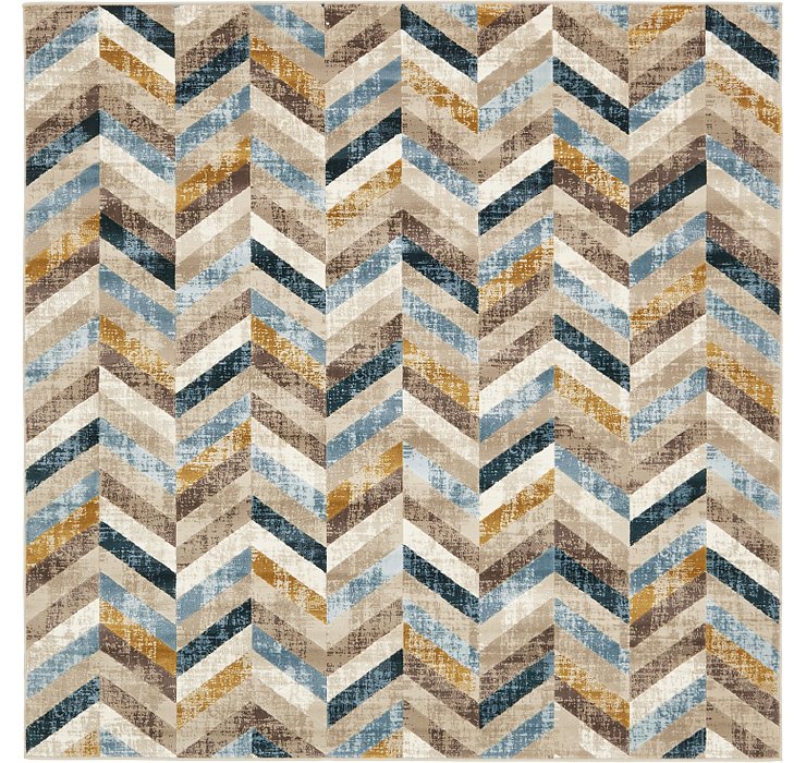 6' x 6' Illusion Square Rug