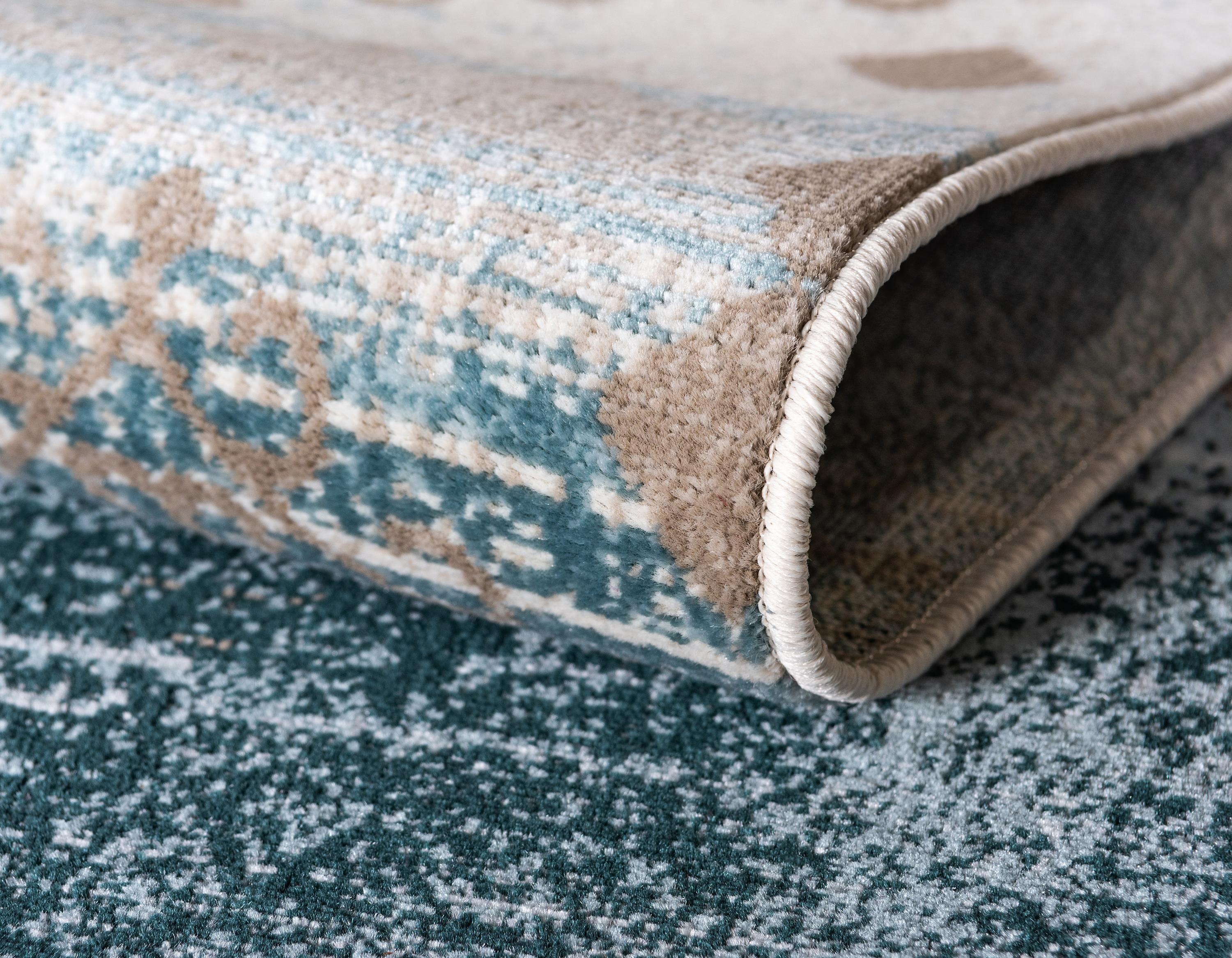 Dark Blue 5' x 8' Mirage Rug iRugs UK