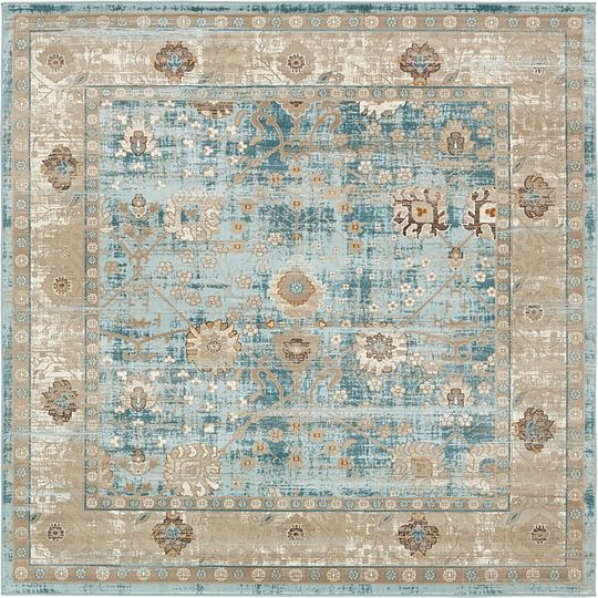 Light Blue Unique Loom 6 X Cambridge Square Rug Area Rugs - 6 X Area Rugs Square Light Blue Unique Loom 6 X Cambridge Square Rug Area Rugs - 6 X Area Rugs Square