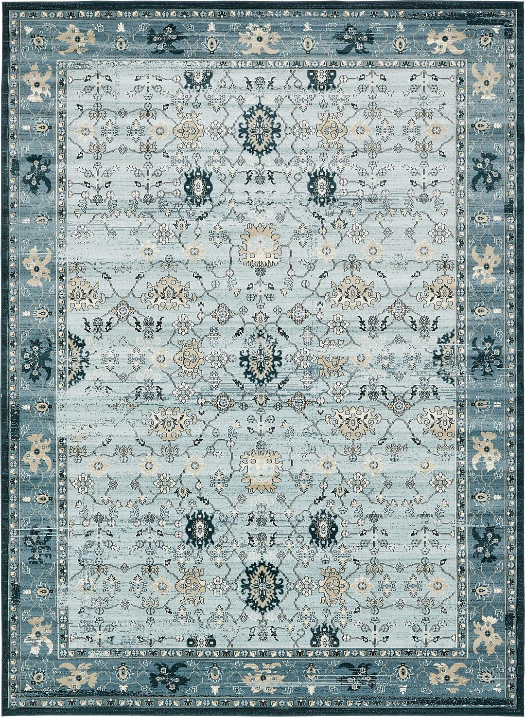 Dark Blue 10' 2 x 13' 5 Montreal Rug Area Rugs eSaleRugs