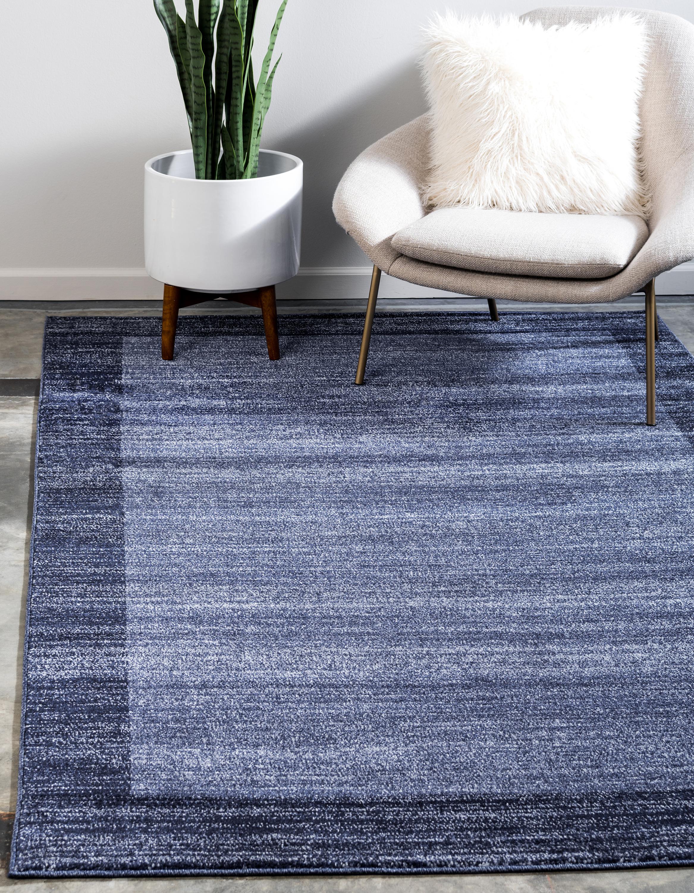 Navy Blue 6' x 9' Loft Rug eSaleRugs