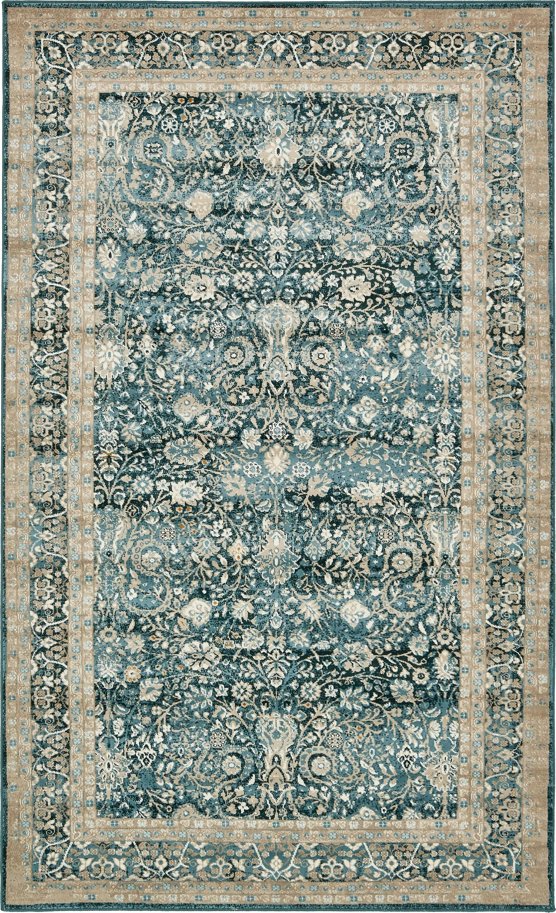 Dark Blue 5' x 8' Montreal Rug eSaleRugs