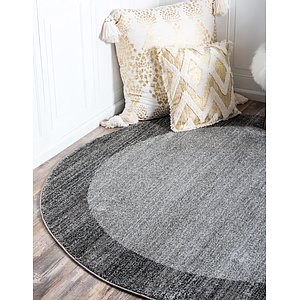 Unique Loom 8' x 8' Del Mar Round Rug