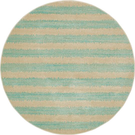 Light Green 183cm x 183cm Dimensions Round Rug Area Rugs AU Rugs