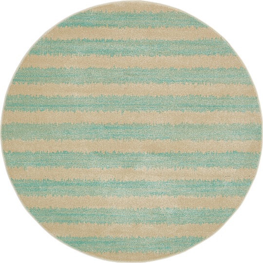 Light Green 183cm x 183cm Dimensions Round Rug Area Rugs AU Rugs