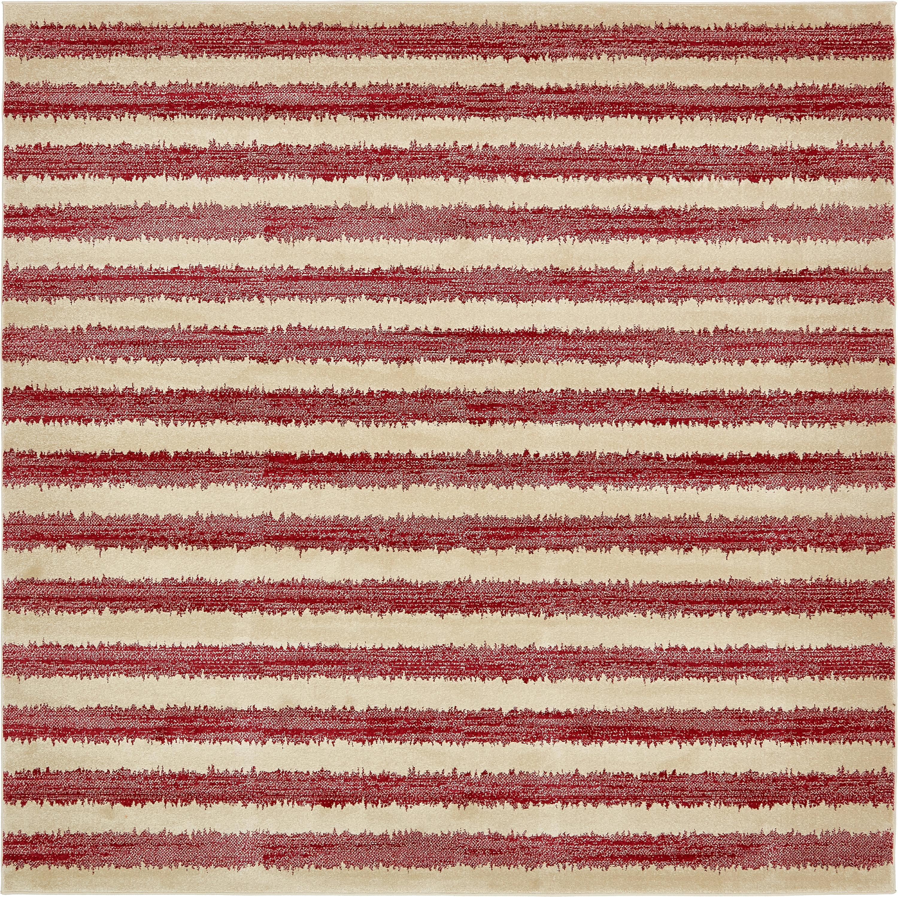 Red 10' x 10' Dimensions Square Rug eSaleRugs