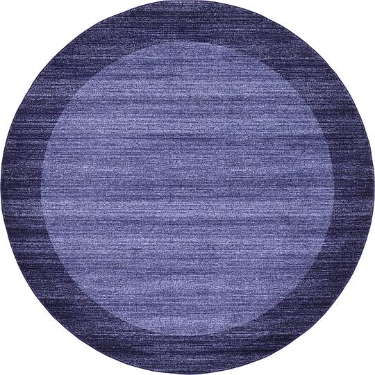 Navy Blue 8' x 8' Loft Round Rug Area Rugs eSaleRugs
