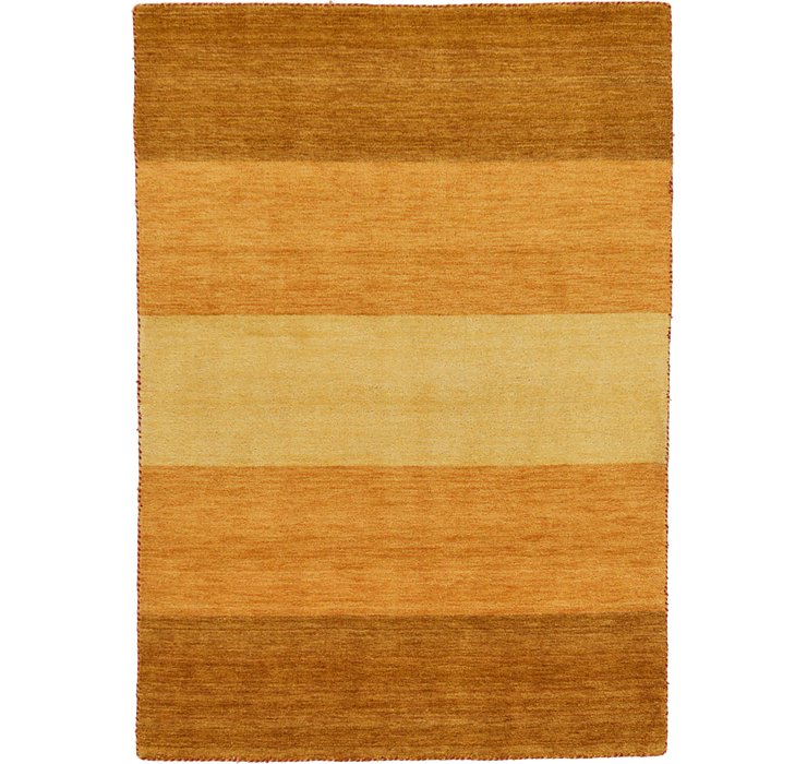4' 7 x 6' 4 Indo Gabbeh Rug