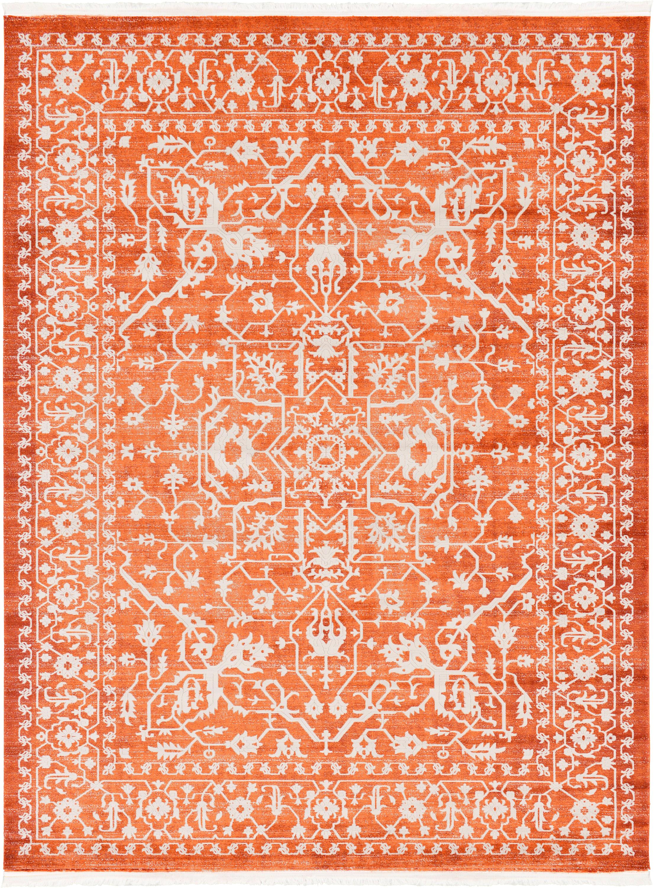 Terracotta 10' x 13' New Vintage Rug eSaleRugs
