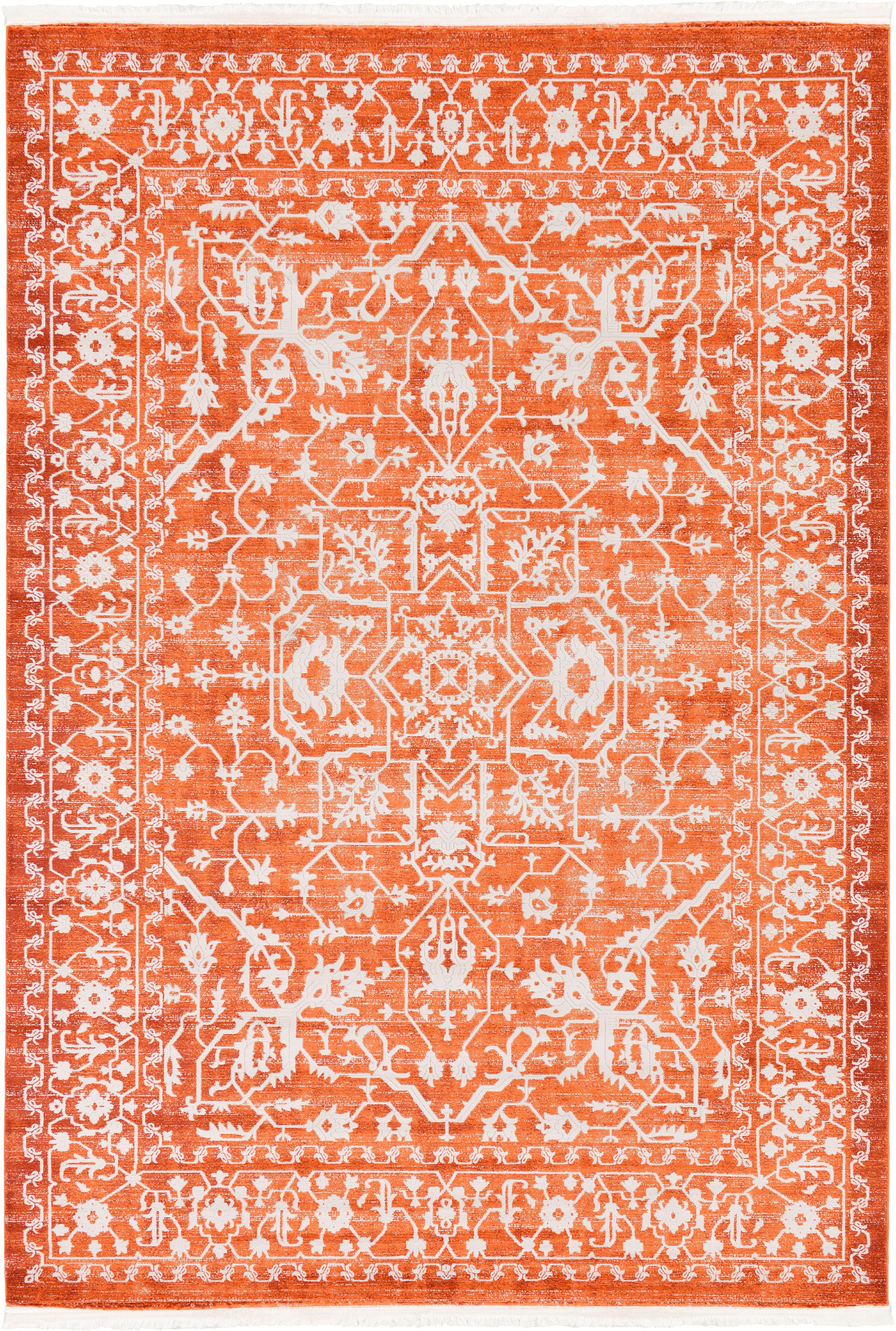 Terracotta 8' x 11' 4 New Vintage Rug Area Rugs eSaleRugs