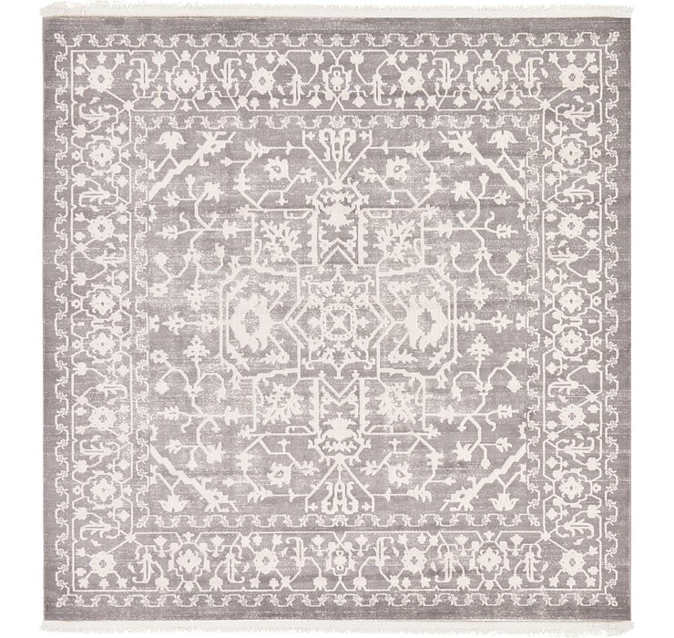 8' x 8' New Vintage Square Rug